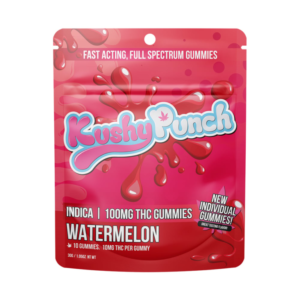 Buy Kushy Punch Watermelon Indica [10pk] (100mg)
